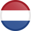 Niederlande (F) Fußball Flagge